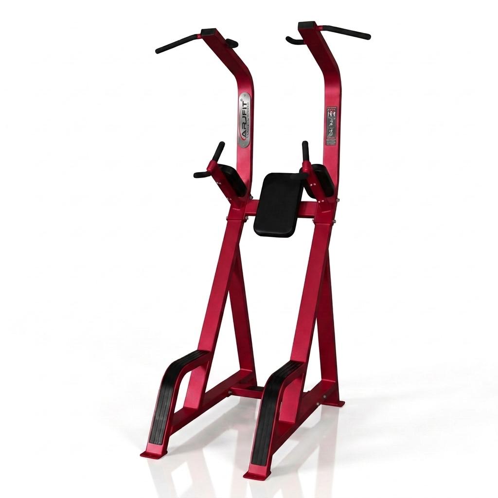 Vertical Knee Up with Pull-Up (Rack)
